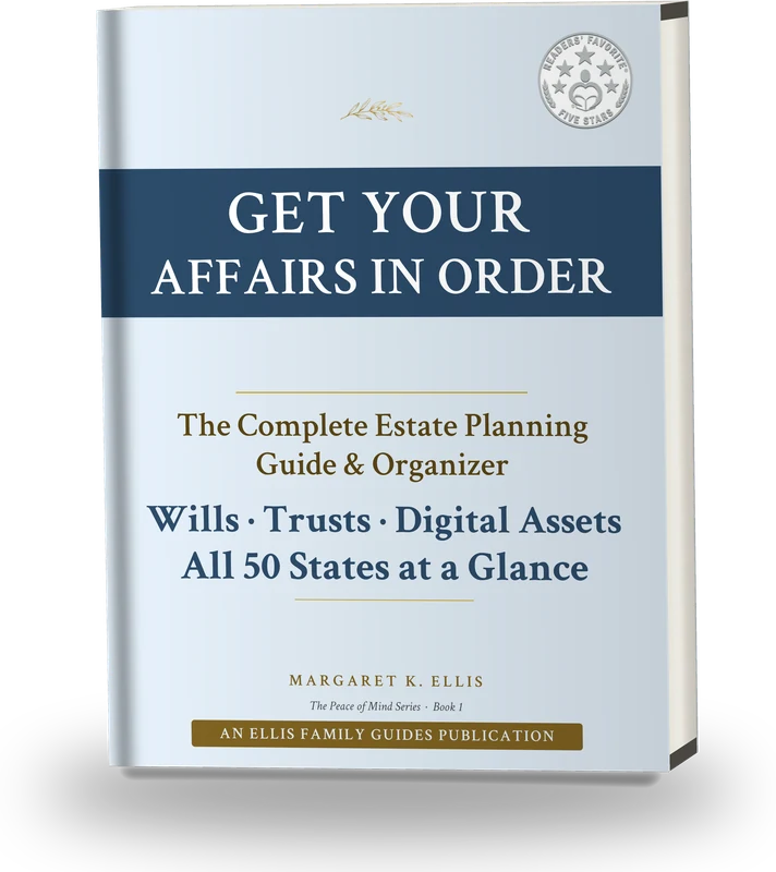 The hardcover edition of Get Your Affairs in Order