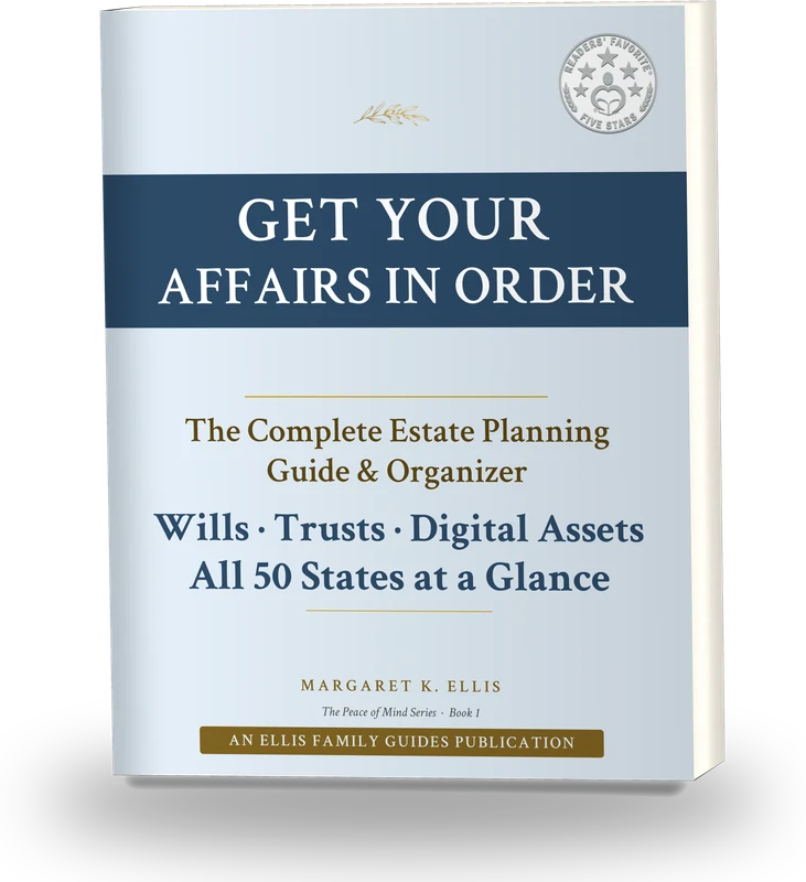 The paperback edition of Get Your Affairs in Order